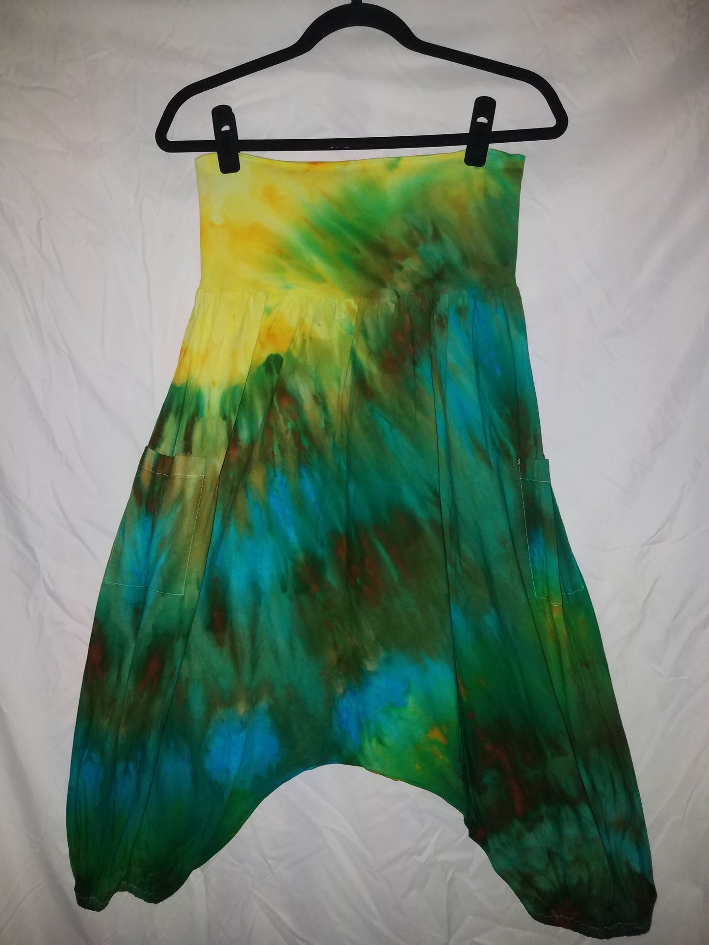 Harem Pants: Locally sewn, hand-dyed, and as unique as their wearer