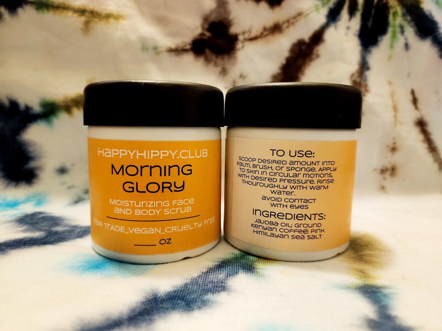 Morning Glory: Moisturizing face and body scrub