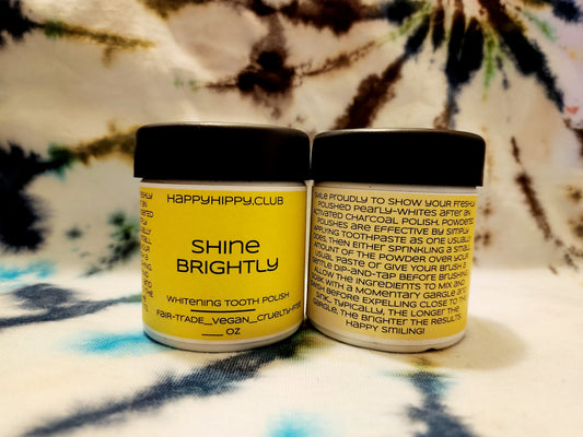 Shine Brightly: Whitening tooth polish